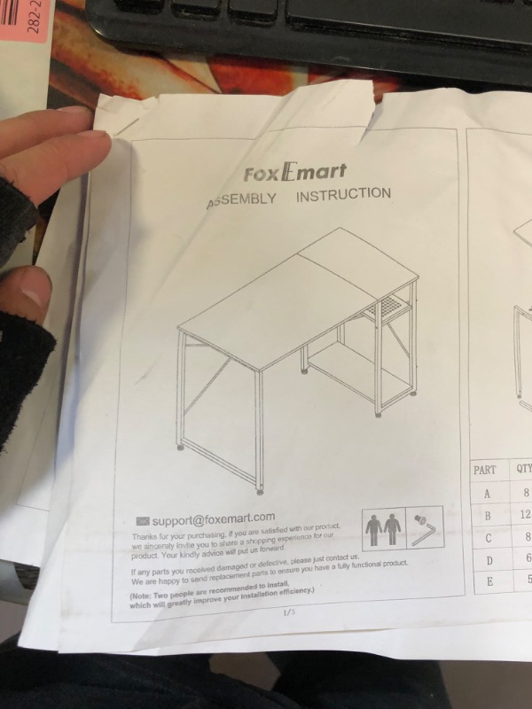 Photo 2 of FOXEMART COMPUTER DESK 