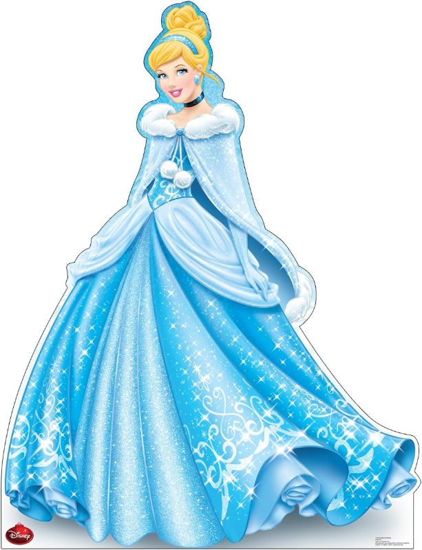 Photo 1 of Advanced Graphics Cardboard People Holiday Cinderella Life Size Cardboard Cutout Standup - Disney Holiday Collection
