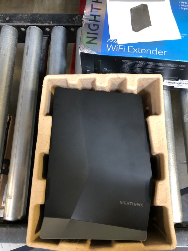 Photo 2 of NETGEAR Nighthawk WiFi 6 Mesh Range Extender EAX80 - Add up to 2,500 sq. ft. and 30+ devices with AX6000 Dual-Band Wireless Signal Booster & Repeater (up to 6Gbps speed), plus Smart Roaming 6 Gbps, WiFi 6 | Tower