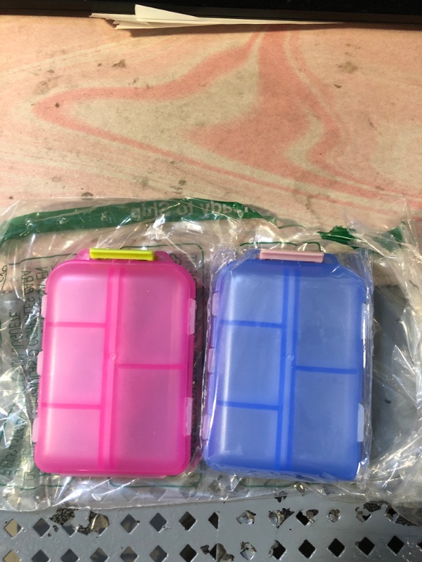 Photo 2 of 2 Pack Couple Travel Pill Case for Purse