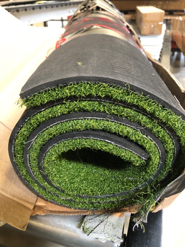 Photo 2 of Artificial Synthetic Grass Turf Indoor Outdoor Pet Dog Artificial Grass Mat Rug Carpet for Garden Backyard Balcony *** BOX DAMAGE ***