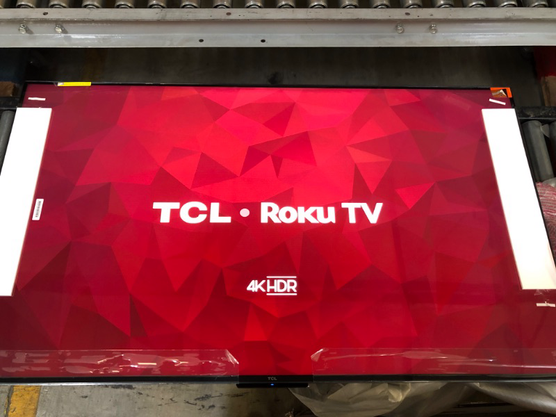 Photo 2 of TCL 55" Class 6-Series 4K Mini-LED UHD QLED Dolby Vision IQ & Atmos, 144Hz VRR, AMD FreeSync Premium Pro, Smart Roku TV – 55R655 (2022 Model), Black, 2.7"D x 48.3"W x 28"H