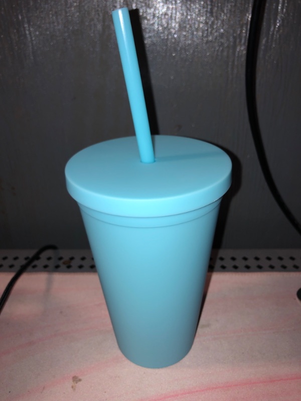 Photo 1 of 16 oz Tumblr with straw