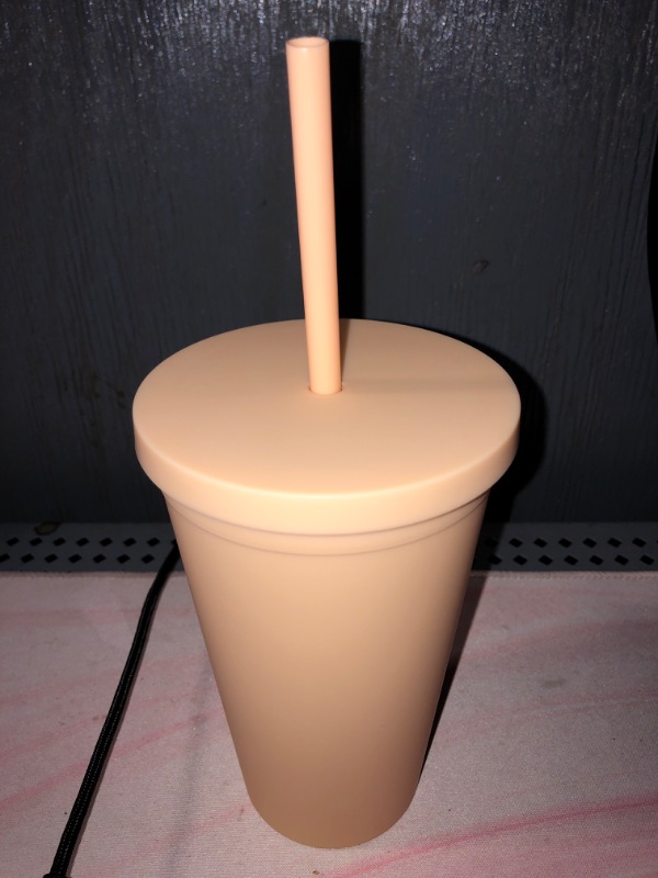 Photo 1 of 16 oz Tumblr with straw