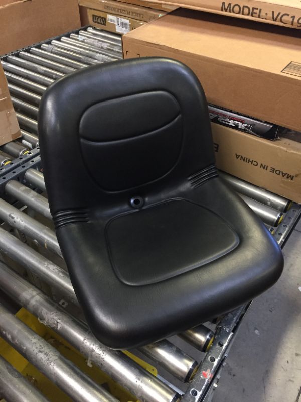 Photo 2 of 15" High Back Seat Ultra Comfortable 142 Series Black Seat For Lawn Mowers
