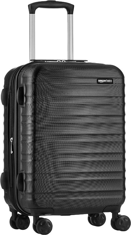 Photo 1 of Amazon Basics 21-Inch Hardside Spinner, Black
