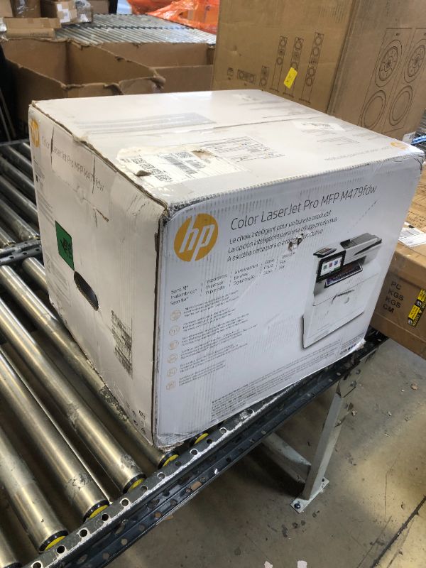 Photo 5 of HP Color LaserJet Pro Multifunction M479fdw Wireless Laser Printer with One-Year, Next-Business Day, Onsite Warranty (W1A80A), White
