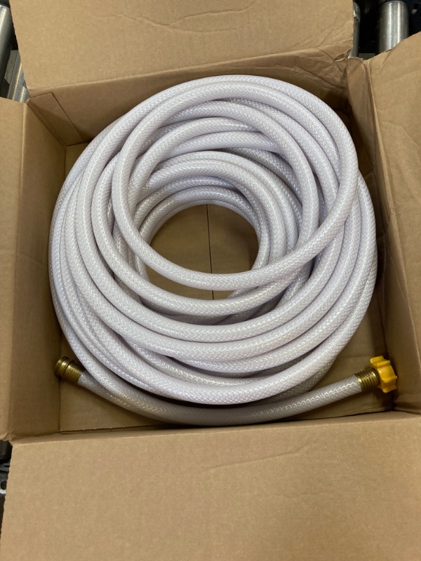 Photo 2 of Camco TastePURE Drinking Water Hose for RV, 50 feet, White (22793) 50'