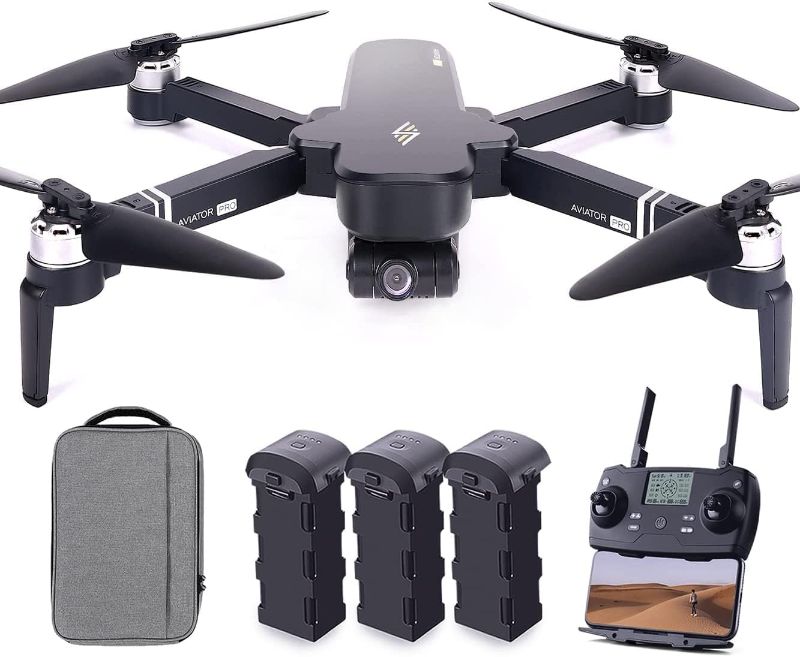 Photo 1 of CHUBORY X11 Pro GPS Drones with 90+ Mins long flight time , 3-axis Gimbal drones with camera for Adults 4K UHD Camera Anti-shake, GPS Auto Return Home Brushless Motor All Functions Drones for Beginners/Professionals (3 Batteries+Bag)
