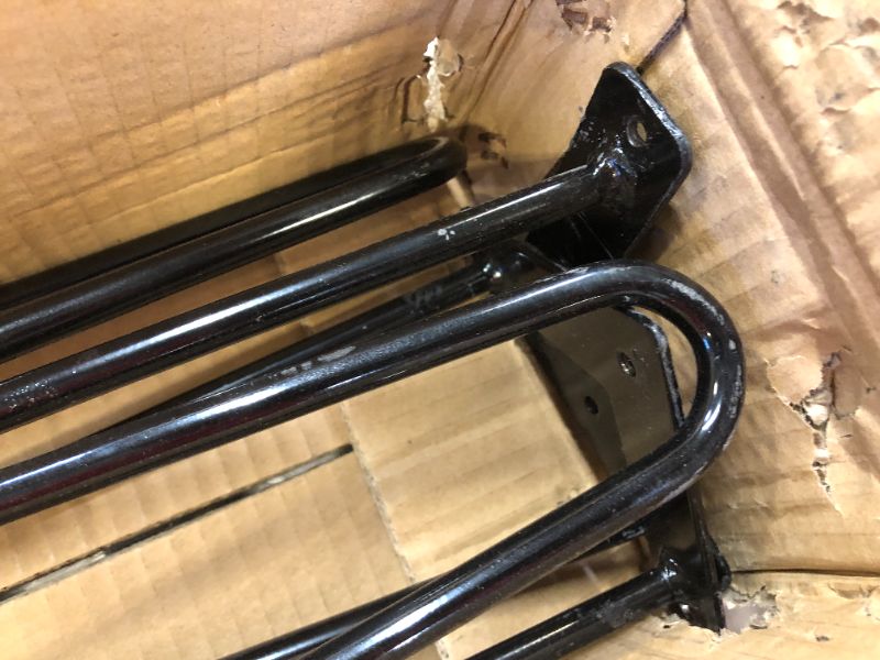 Photo 3 of 22" Metal Industrial Hairpin Legs (Set of 4),3/8" Black Two-Rod Mid Century Modern Style Heavy Duty Solid Iron Furniture DIY Project for Coffee Table, End Table Workstation 22inch 2-rods