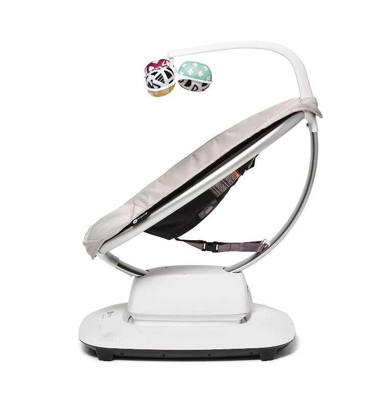 Photo 1 of 4moms MamaRoo Multi-Motion Baby Swing, Bluetooth Baby Swing with 5 Unique Motions, Grey