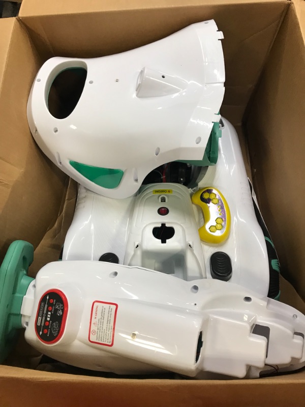 Photo 1 of DIdida 6V 4A Dual Drive Kids Ride on Car with Automatic Bubble Function, Children's Electric Car, Push and Ride Racer for Kids,Kids Electric Vehicles with Music, LED Lights, Max Weight 50lbs, 3-5year Green