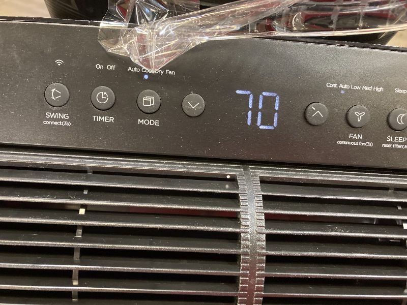Photo 1 of Midea Duo 12,000 BTU (10,000 BTU SACC) HE Inverter Ultra Quiet Portable Air Conditioner, Cools up to 450 Sq. Ft., Works with Alexa/Google Assistant, Includes Remote Control & Window Kit
