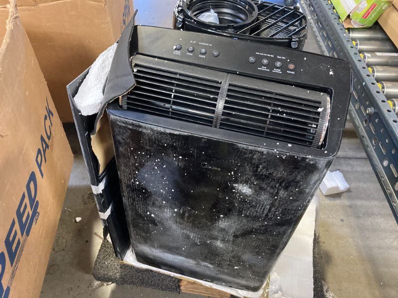 Photo 1 of Midea Duo 12,000 BTU (10,000 BTU SACC) HE Inverter Ultra Quiet Portable Air Conditioner, Cools up to 450 Sq. Ft., Works with Alexa/Google Assistant, Includes Remote Control & Window Kit
