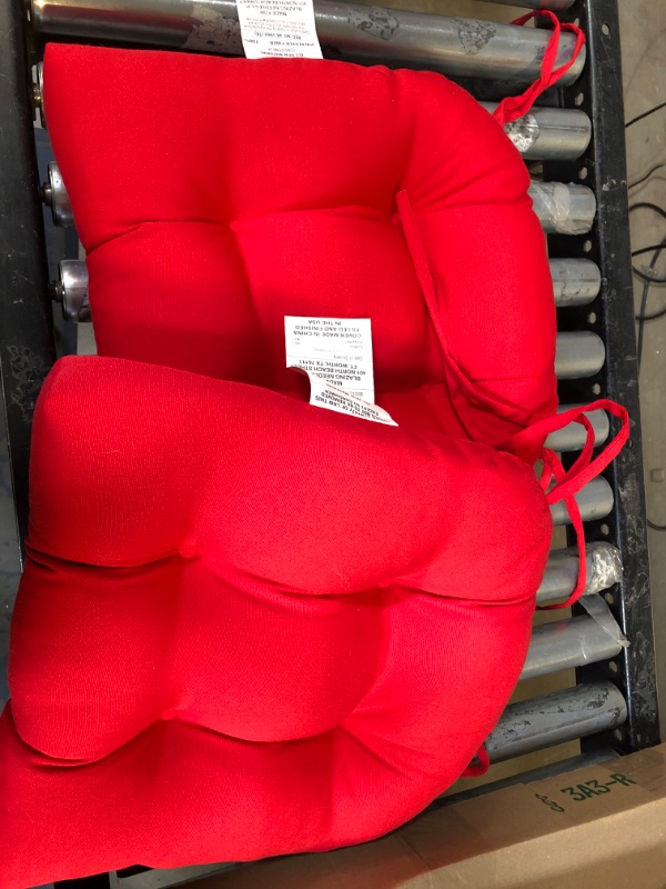 Photo 1 of 2 COUNT RED CHAIR CUSHIONS