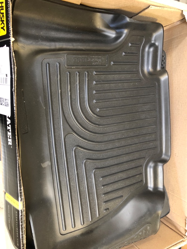 Photo 1 of Husky Liners Weatherbeater Series | Front & 2nd Seat Floor Liners (Footwell Coverage) - Black | 99561 | Fits 2014-2021 Toyota Tundra Double Cab 3 Pcs
