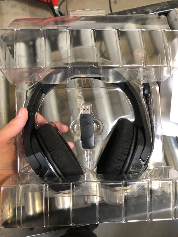 Photo 2 of HyperX Cloud Stinger Core – Wireless Lightweight Gaming Headset, DTS Headphone:X spatial audio, Noise Cancelling Microphone, For PC, Black Black Wireless Stinger Core