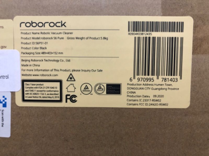Photo 1 of roborock S8 Robot Vacuum and Mop Cleaner, DuoRoller Brush, 6000Pa Suction, ReactiveAI 2.0 Obstacle Avoidance, Sonic Mopping, Auto Lifting Mop, Works with Alexa, Perfect for Pet Hair, Black