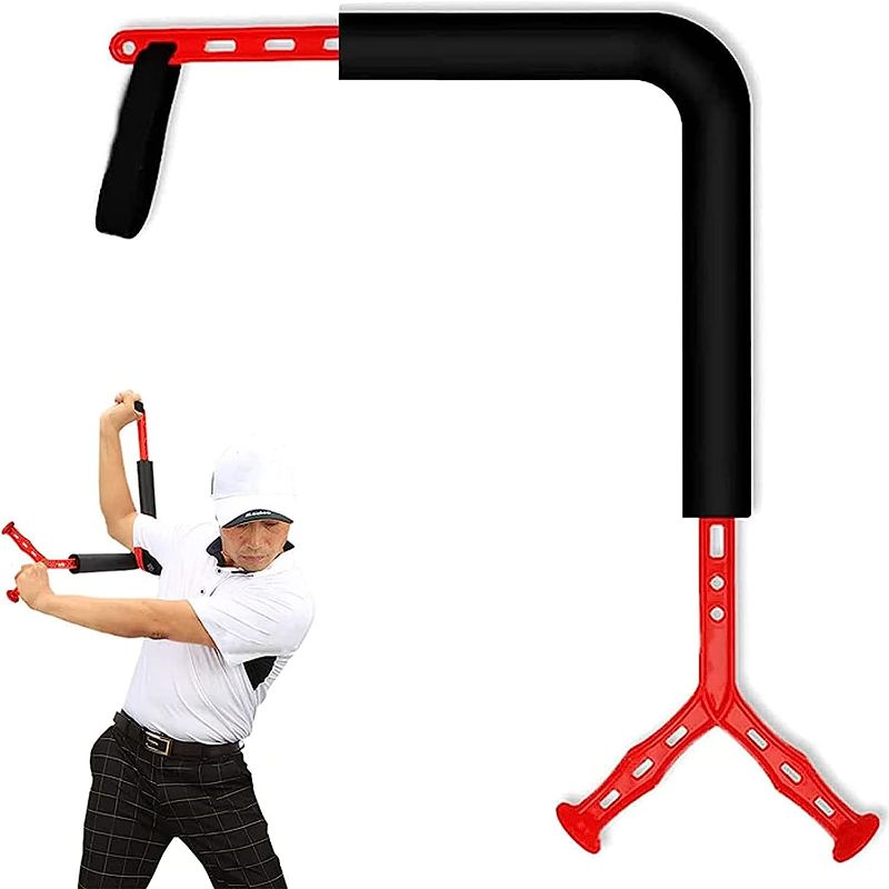Photo 1 of ApexOne Golf Swing Trainer, Golf Training Aid, Golf Simulator, Golf Practice Training Equipment, Golf Swing Posture Corrector, Golf Swing Motion Trainer, Swing Pro Plus Golf Trainer Black