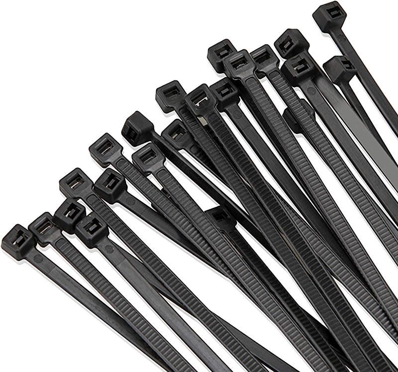 Photo 1 of  Various Sizes Cable Zip Ties Heavy Duty 12 Inch?200 Pack?, Ultra Strong Plastic Wire Ties with 50 Pounds Tensile Strength, Self-Locking UV Resistant Black Nylon Zip Ties for Indoor and Outdoor