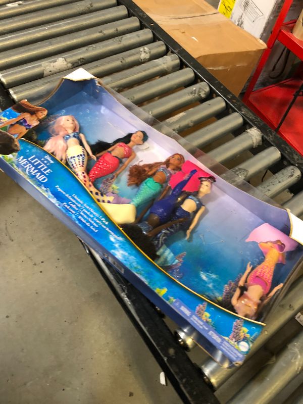 Photo 2 of Disney The Little Mermaid Ultimate Ariel Sisters 7-Pack Set, Collection of 7 Fashion Mermaid Dolls, Toys Inspired by the Movie