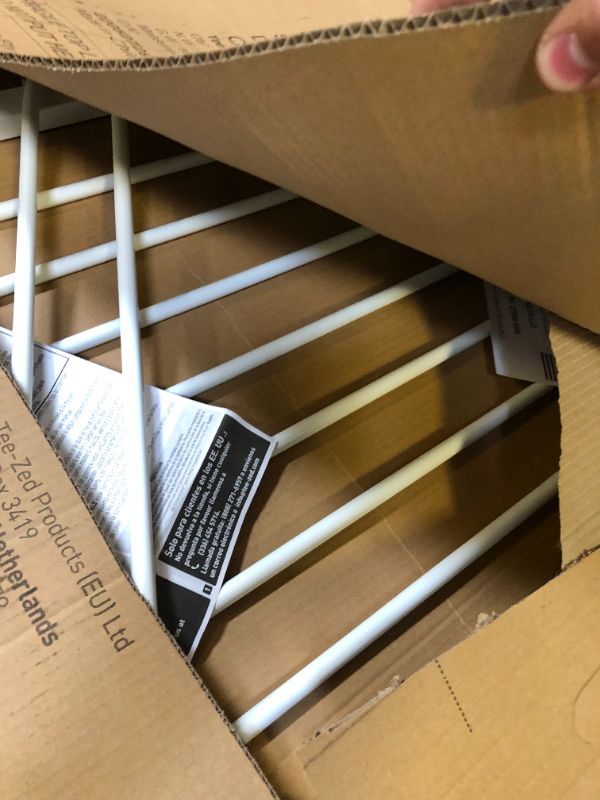 Photo 1 of Dreambaby Liberty Walk Thru Auto Close Baby Safety Gate with Stay Open Feature, Fits 29.5-36.5 inch Openings, Pressure Mounted Security Gates - Model L776