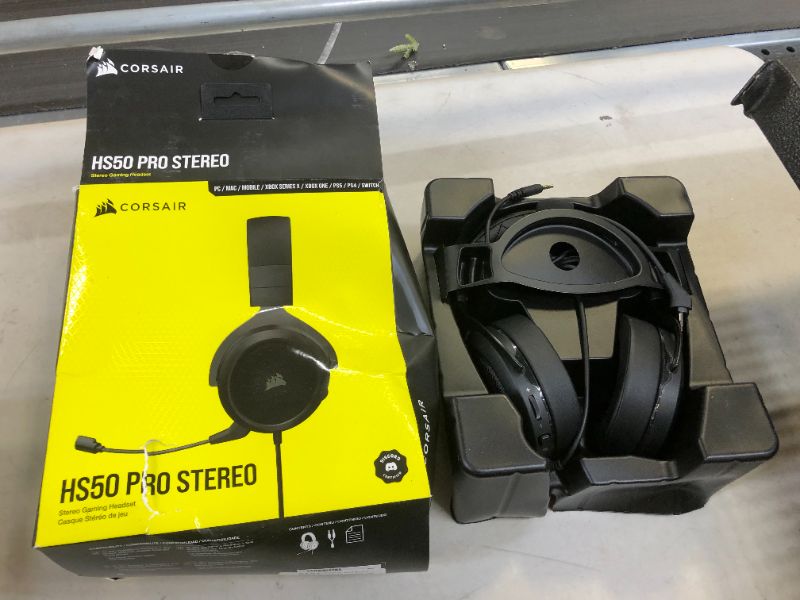 Photo 2 of HS50 PRO STEREO Gaming Headset — Carbon
