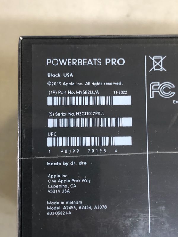 Photo 3 of Powerbeats Pro True Wireless Bluetooth Earphones - Black----FACTORY SEALED