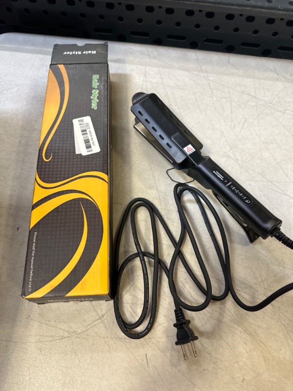 Photo 1 of Flat Iron Hair Straightener Black