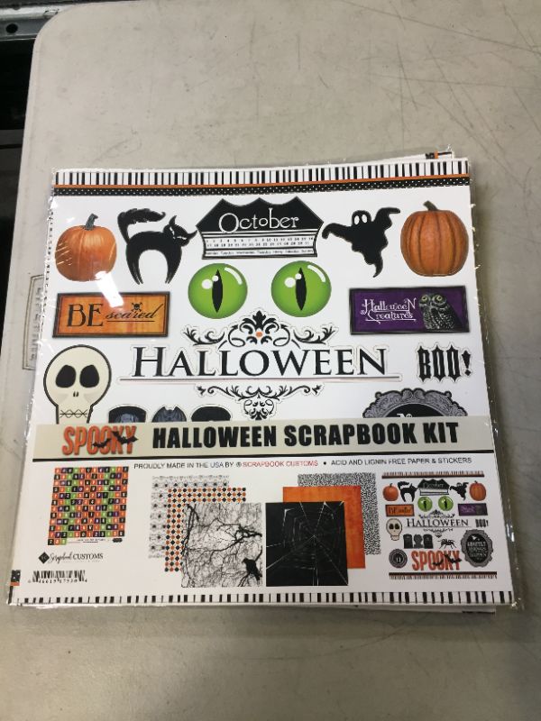 Photo 1 of HALLOWEEN SCRAPBOOK KIT