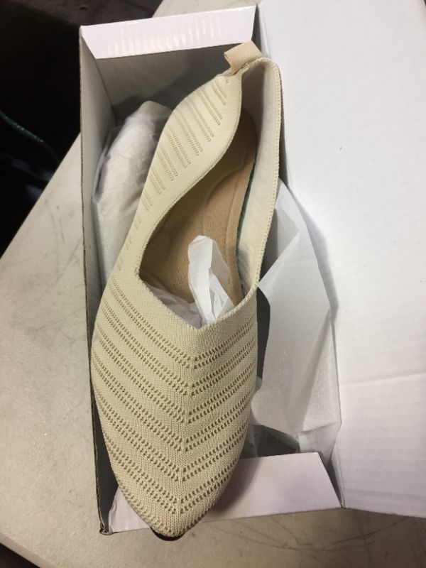 Photo 1 of  Women's Flats Pointed Toe Kitten?Comfortable BEIGE SIZE 7.5