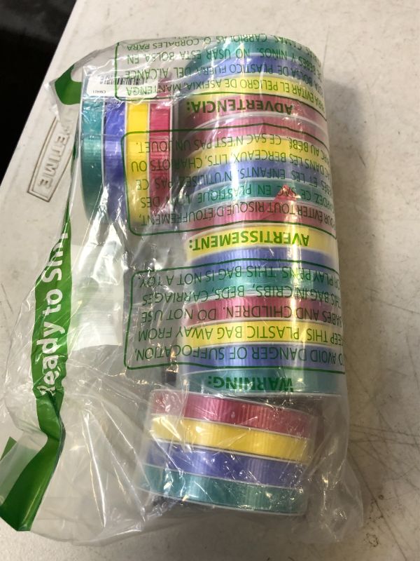 Photo 2 of Jillson Roberts 6-Spool Count Multi Channel Curling Ribbon Available in 8 Color Combinations, Primary Mix