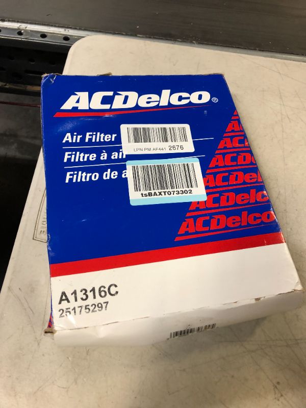 Photo 2 of ACDelco Gold A1316C Air Filter