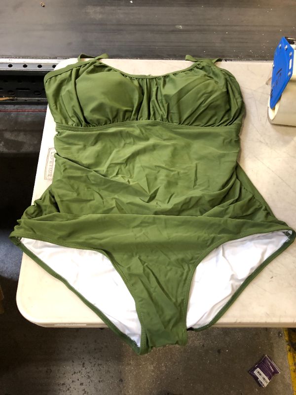 Photo 1 of ON PIECE BATHIGN SUIT GREEN 22W