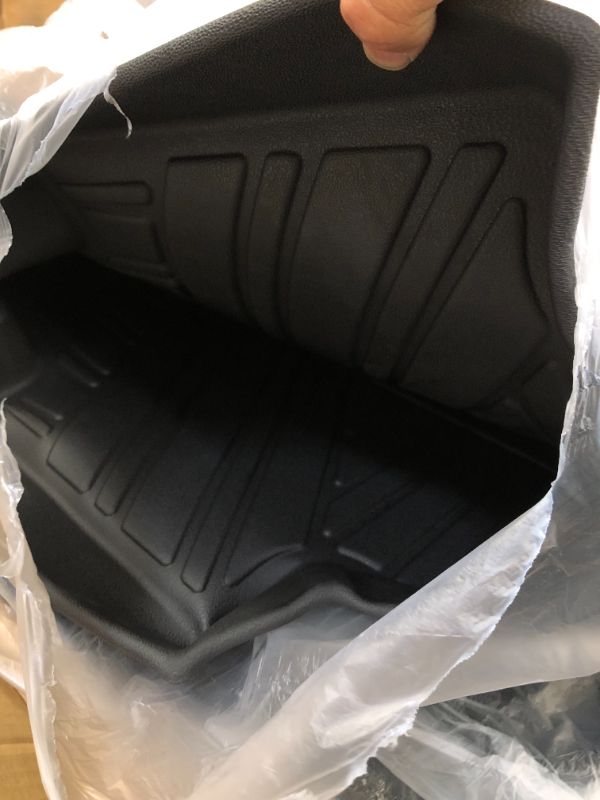 Photo 1 of Floor Mats for Tesla Model Y 2020 2021 2022 2023 Accessories, Octomo All Weather Trunk Mats Cargo Liners Waterproof Non-Slip, TPE Protective Eco-Friendly Full Set Floor Liners, 8PCS Tesla Model Y 2020-2023