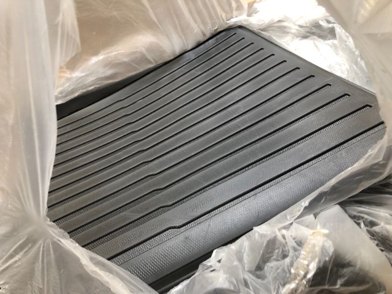 Photo 1 of Floor Mats for Tesla Model Y 2020 2021 2022 2023 Accessories, Octomo All Weather Trunk Mats Cargo Liners Waterproof Non-Slip, TPE Protective Eco-Friendly Full Set Floor Liners, 8PCS Tesla Model Y 2020-2023