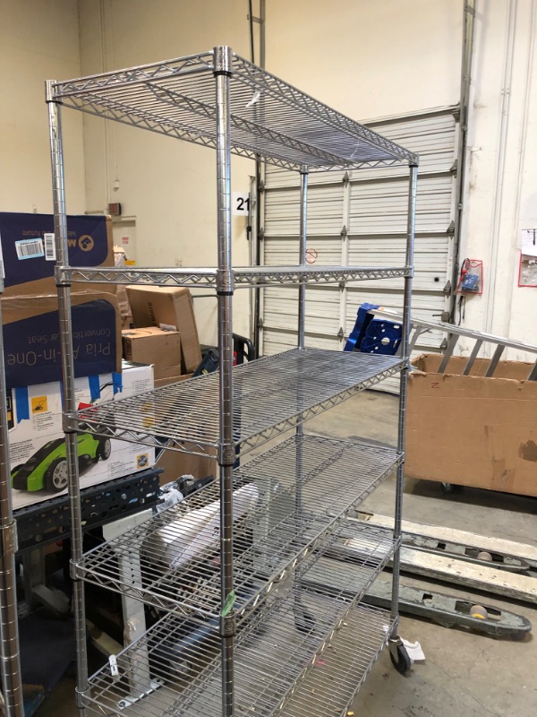 Photo 1 of 6 TIER RACK 4FT X76 INCHES-----------  ITEM IS ALREADY PUT TOGETHER 