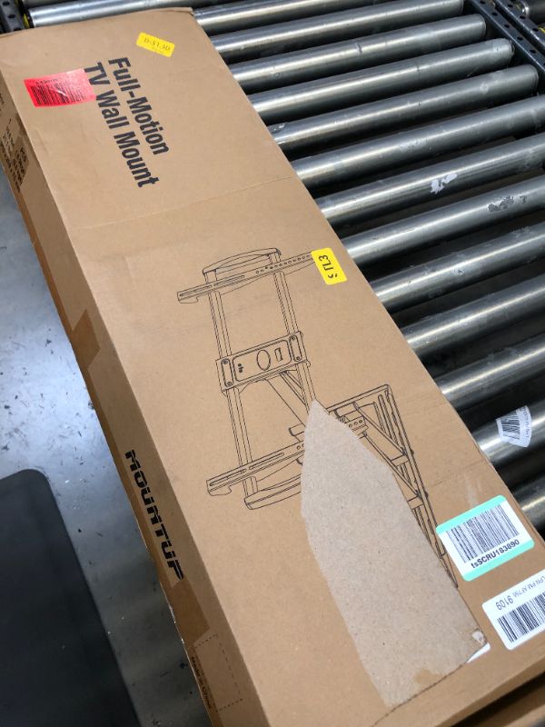 Photo 1 of MOUNTUP TV Wall Mount Full Motion for Most 47"-90" Flat/Curved TVs, Swivel Tilt TV Mount for 65 70 75 80 82 85 inch TVs, TV Bracket for Max 24 inches Studs, Up to 154lbs, Max VESA 800x400 MU0015