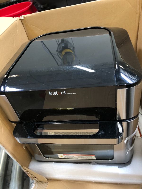 Photo 2 of Instant Vortex Pro Air Fryer, 10 Quart, 9-in-1 Rotisserie and Convection Oven, From the Makers of Instant Pot with EvenCrisp Technology, App With Over 100 Recipes, 1500W, Stainless Steel 10QT Vortex Pro