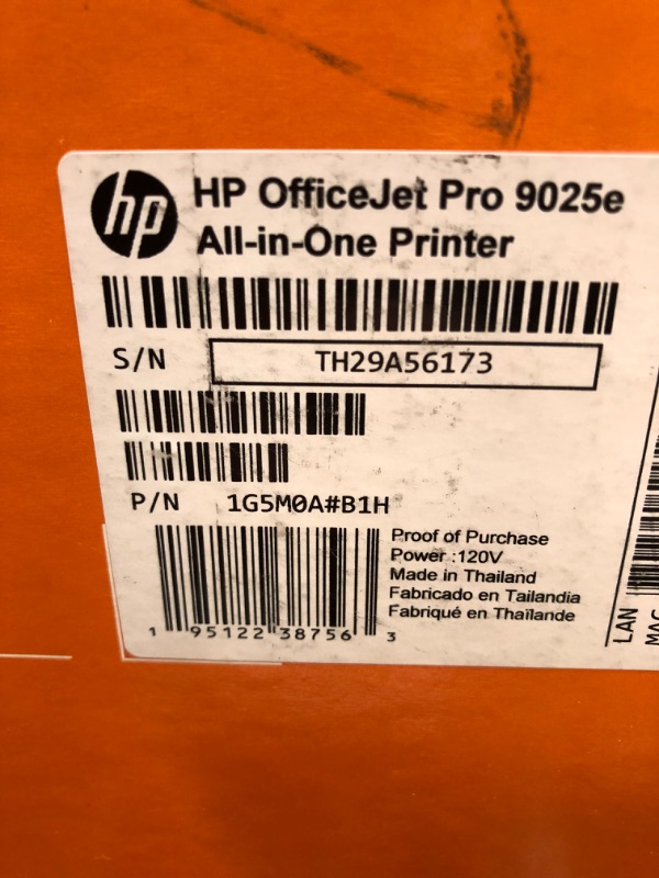 Photo 2 of HP OfficeJet Pro 9025e Wireless Color All-in-One Printer with Bonus 6 Months Instant Ink with HP+ 9025e - Advanced Printer