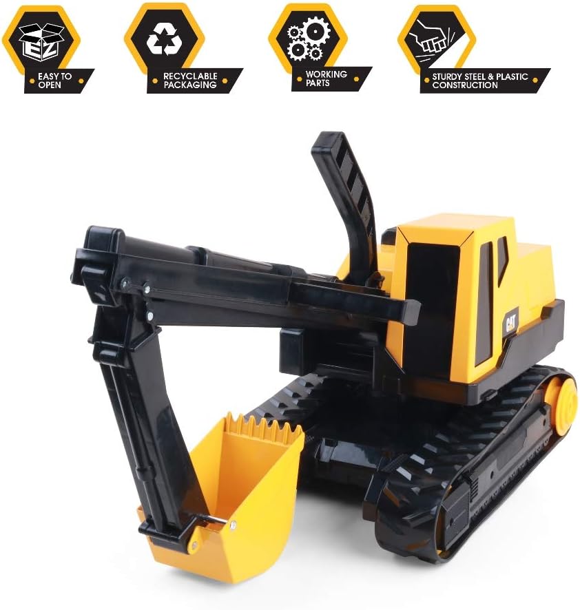 Photo 1 of CatToysOfficial Steel Construction Excavator - Heavy-Duty & Durable - Ergonomic Handles - 3+ Years
