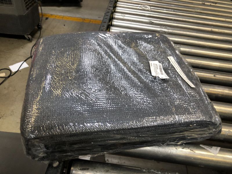 Photo 1 of Voticky Sun Shade Cloth Shade Fabric Privacy Screen with Grommets for Patio Garden Pergola Carport Canopy Cover 10' x 12' Gray 10*12FT Gray