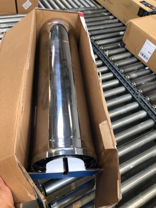 Photo 2 of 6'' x 36'' DuraPlus Stainless Steel Chimney Pipe - 9017SS