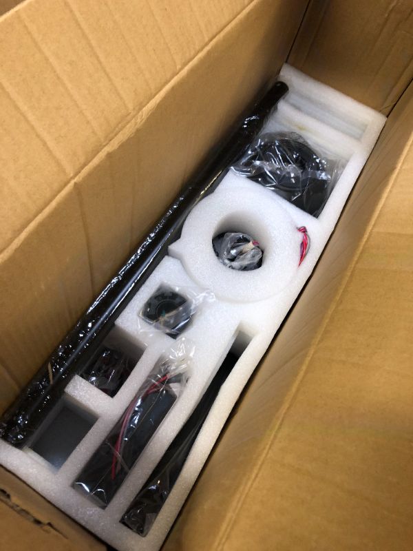 Photo 3 of ghicc Ceiling Fan with Remote Outdoor Ceiling Fans for Patios Modern Ceiling Fan No Light,Matte Black,52-Inch 52-inch walnut-ABS-1