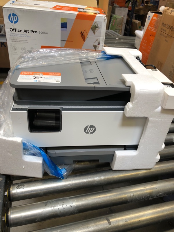 Photo 2 of HP OfficeJet Pro 9015e Wireless Color All-in-One Printer with bonus 6 months Instant ink with HP+ (1G5L3A),Gray