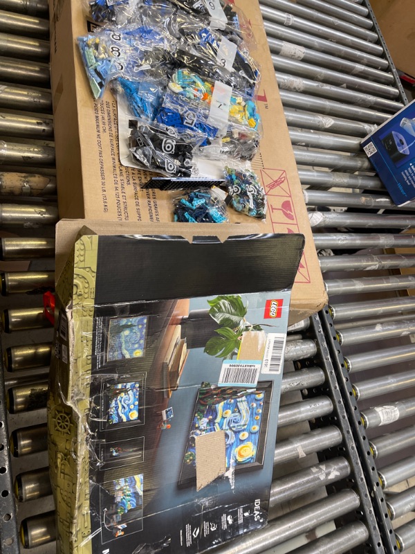 Photo 2 of LEGO Ideas Vincent Van Gogh * SOME PIECES LOOSE, MOST SEALED; UNAWARE IF COMPLETE. PACKAGE DMG - The Starry Night 21333 Building Set for Adults (2316 Pieces) Frustration-Free Packaging