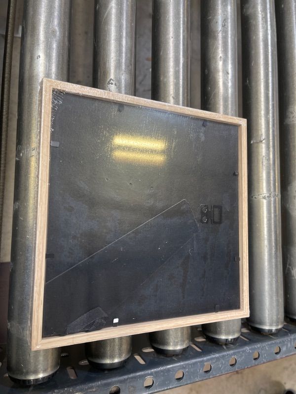 Photo 1 of 8" X8" PICTURE FRAME, LIGHT WOOD 