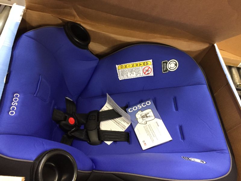 Photo 2 of Cosco Onlook 2-in-1 Convertible Car Seat, Rear-Facing 5-40 pounds and Forward-Facing 22-40 pounds and up to 43 inches, Vibrant Blue