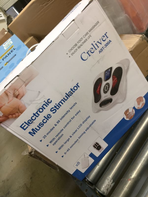 Photo 2 of Creliver Foot Circulation Plus EMS & TENS Foot Nerve Muscle Massager, Electric Foot Stimulator Improves Circulation, Feet Legs Circulation Machine Relieves Body Pains, Neuropathy (FSA or HSA Eligible)