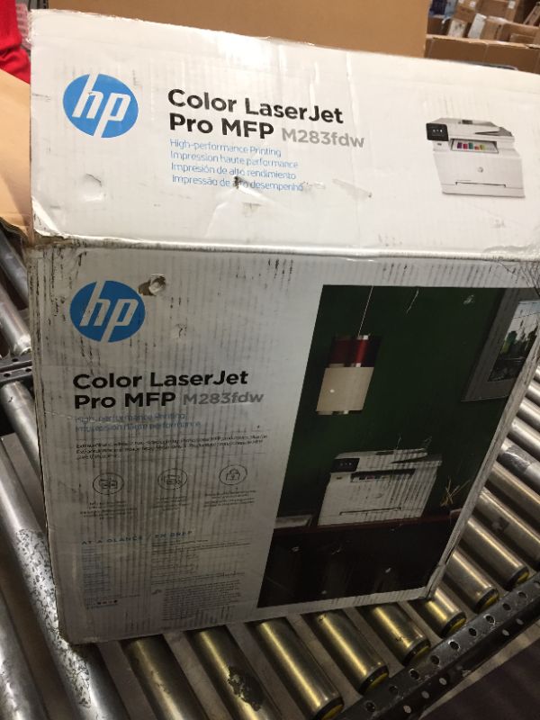 Photo 5 of HP LaserJet M283fdw MFP Color Multifunction Laser Printer,